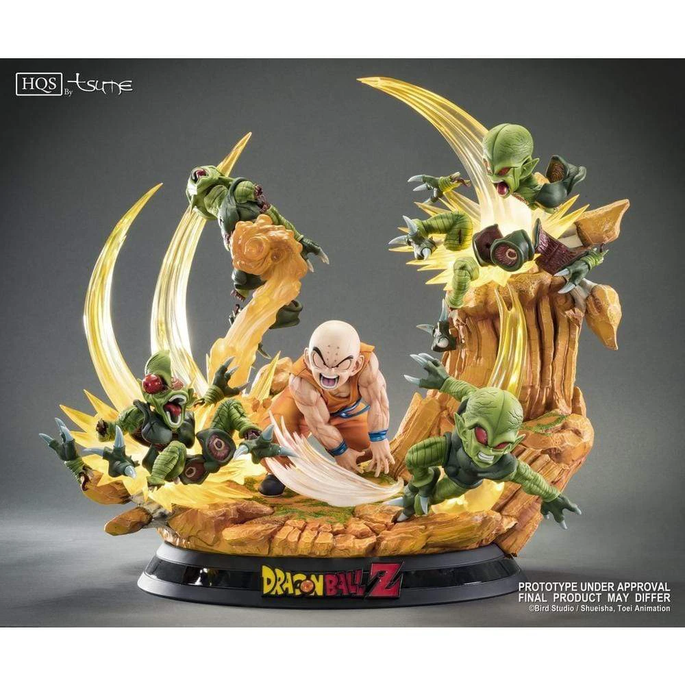 Dragon Ball Z Krilin Vs The Saibaimen 1/6 Scale High Quality Statue By Tsume Art 2 Dragon Ball Z Krilin Vs The Saibaimen 1/6 Scale High Quality Statue By Tsume Art - Image 2