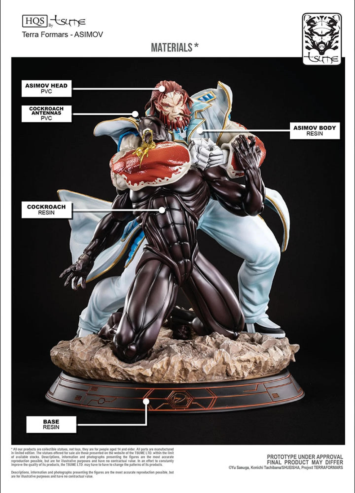 Terra Formars Sylvester Asimov 1/6 Scale High Quality Statue By Tsume Art 2 Terra Formars Sylvester Asimov 1/6 Scale High Quality Statue By Tsume Art - Image 2