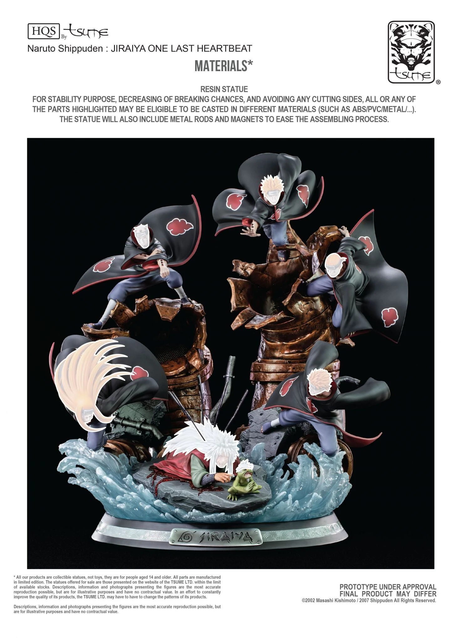 Naruto Shippuden Jiraiya One Last Heartbeat High Quality Statue By Tsume Art 2 Naruto Shippuden Jiraiya One Last Heartbeat High Quality Statue By Tsume Art - Image 2